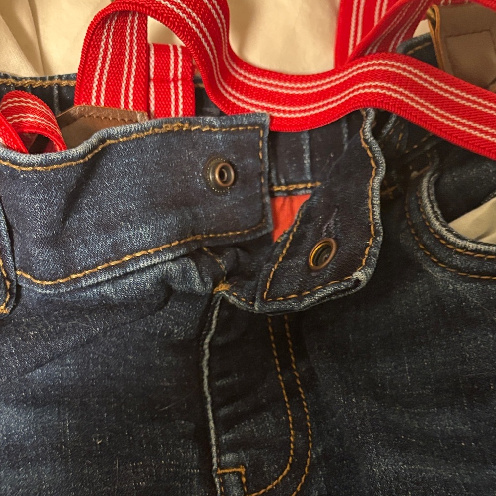 OshKosh B’gosh 4T lined Blue Jeans - Picture 6 of 7